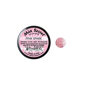 Mia Secret Professional Spark Collection Acrylic Powder 1/4 oz (Pick Your Color) (Pink Spark)