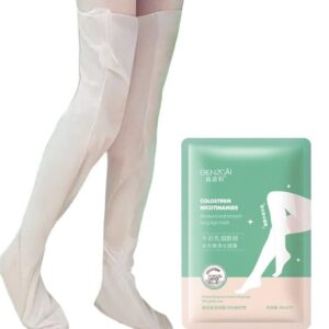 Arm Sleeves for Dry Cracked Hand Repair Mask for Working Hands & Hydrating Leg Wraps for Crepey Skin: Feet Socks For Dry Cracked Heels: Leg Relax Therapy> Leg Exfoliator For Strawberry Legs (Legs