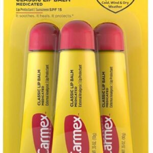 Carmex Classic Lip Balm, 0.35 Ounce (Pack of 3)