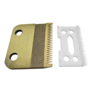 INTMOOD 2024 Updated Adjustable Replacement Blades Set #1006-30-15-10 for Super Taper II #8470-500 Hair Clippers Gold