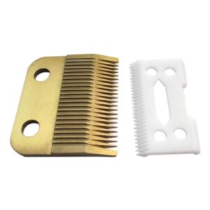 2024 Updated Professional Adjustable Replacement Blades Set #1006-30-15-10 for Reflections Senior #8501vv Hair Clippers Gold