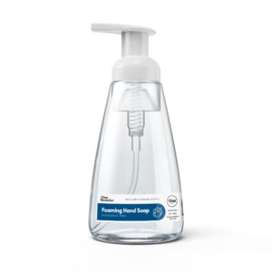 Clean Revolution Foaming Hand Soap, Gentle, Moisturizing, Ready To Use Formula, Real Essential Oils, Gluten Free, Fragrance Free, 15 Fl Oz