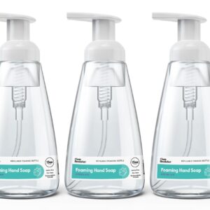 Clean Revolution Ready to Use Foaming Hand Soap | Three Pack | Jumbo 15oz Bottles | Gentle, Moisturizing & Eco-Friendly | Real Essential Oils | Spring Air | 45 Total Fl Oz, Clear