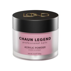 Chaun Legend Acrylic Powder> 2oz Long Lasting Salon Quality> Bubble Free> Self Leveling Professional Manicures> Fake Nails> Carving & Extensions> Risque