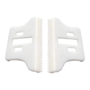 Replacement Ceramic Blades Compatible with 8081 WAHL Detailer T-WIDE Trimmer Blade 32 teeth 2pcs