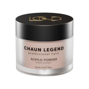 Chaun Legend Acrylic Powder> 2 Oz Long Lasting Salon Quality> Bubble Free> Self Leveling Professional Manicures> Fake Nails> Carving & Extensions> Loading