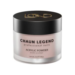Chaun Legend Acrylic Powder> 2oz Long Lasting Salon Quality> Bubble Free> Self Leveling Professional Manicures> Fake Nails> Carving & Extensions> Glitter Frosting