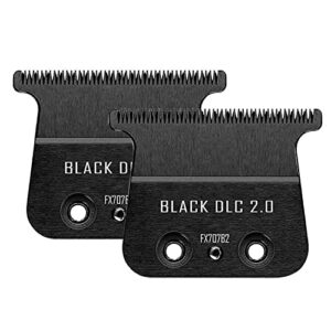 FX707Z Replacement DLC 2.0 Trimmer Blade Compatible with BaByliss FX787 & FX726 Trimmer,Compatible with BaBylissPRO Trimmer Blade,Black