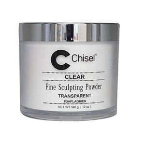 Chisel (Dap La Ghien) – 100% Pure Nail Sculpting Powder – Pink & White Collection – 12oz (CLEAR)