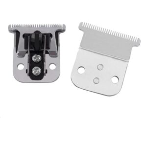MuMiY Replacement T-Blade for Andis Model D-8/7 Slim-Line Pro-Li Cord/Cordless Trimmer Hair Clipper Replacement T outliner Blades for Men Electric Shaver (Silver)
