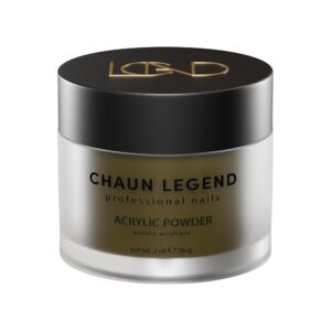 Chaun Legend Acrylic Powder> 2 Oz Long Lasting Salon Quality> Bubble Free> Self Leveling Professional Manicures> Fake Nails> Carving & Extensions> Legend