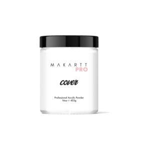 MakarttPro Acrylic Powder – 1lb/16oz Acrylic Nail Cover Powder for Nail Extenstion> Perfect Acrylic Powder for Professional Private Nail Technicians> Cool and Warm Tone Colors – Clear