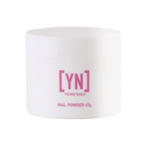 Young Nails Acrylic Core Powder – Self-Leveling Acrylic Nail Powder> Clear Nude Pink White Acrylic Powder for Nail Extenstion> Professional Grade> Superior Adhesion> Color – Clear> 45g