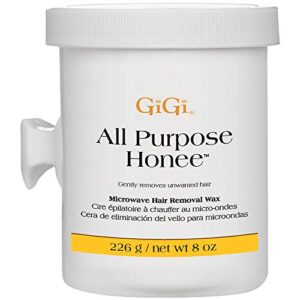 GiGi All Purpose Honee – Microwave Hair Removal Wax, 8 Ounces