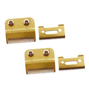 minkissy 2 Sets Hair Clipper Head Razors Replacement Blades Hair Clipper Razors Blades Adjustable Hair Clipper Replacement Blades Hair Trimmer Head Blades Carbon Steel Electric Clippers
