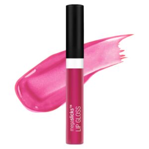 wet n wild MegaSlicks Lip Gloss, Ultra-Glossy, Vitamin-E Enriched, Ultra-Gloss High Shine Moisturizing, Cruelty-Free & Vegan – Cotton Candy