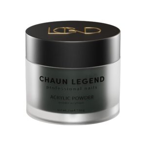 Chaun Legend Acrylic Powder> 2 Oz Long Lasting Salon Quality> Bubble Free> Self Leveling Professional Manicures> Fake Nails> Carving & Extensions> Going Green