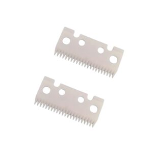 Lojtoyt 2pcs Replacement Ceramic Blades for Andis Master 01556, Master Clipper Blade