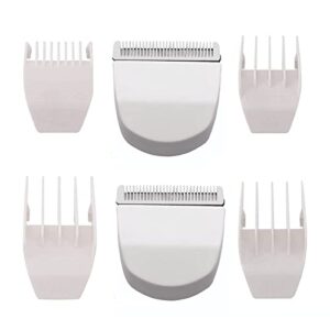 Audoc White Professional Peanut Clippers/Trimmers Snap On Replacement Blades #2068-300-Fits Compatible with Peanut Hair Clipper
