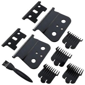 Black TTURRFOO Upgraded Replacement T Blade Replacement for Andis T Outliner GTX GTO with Clipper Guard