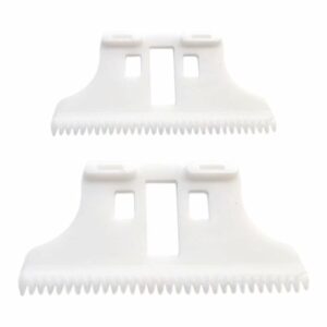 USonline911 Premium Pack of 2pcs Replacement Ceramic Blades Trimmer Blade for 8081 WAHL Detailer T-WIDE