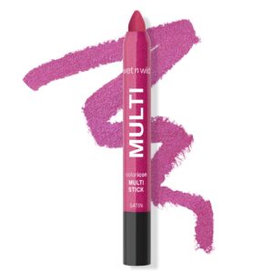 wet n wild Color Icon Cream Eyeliner Eyeshadow Multi-Stick, Moisturizing, Nourishing Velvety Cream-to-Powder Buildable & Blendable Formula, Cruelty-Free & Vegan – Poppy-lar