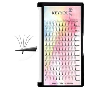 Premade Fans Eyelash Extensions 5D 0.10 D Curl 16mm Pre Made Volume Lashes