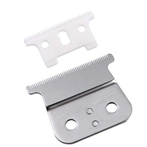 Trimmers/Clippers Blade Replacement Outliner Blades Ceramic Blades #04521 -Compatible for Cordless Andis T Outliner GTX Blades