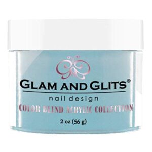 Glam And Glits Acrylic Powder Color Blend Collection BL3027 Teal Of Approval 2 oz