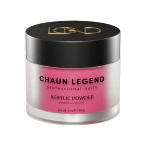Chaun Legend Acrylic Powder> 2oz Long Lasting Salon Quality> Bubble Free> Self Leveling Professional Manicures> Fake Nails> Carving & Extensions> Ride or Die