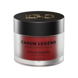 Chaun Legend Acrylic Powder> 2 Oz Long Lasting Salon Quality> Bubble Free> Self Leveling Professional Manicures> Fake Nails> Carving & Extensions> Call the Shots