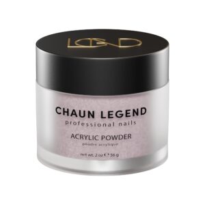 Chaun Legend Acrylic Powder> 2oz Long Lasting Salon Quality> Bubble Free> Self Leveling Professional Manicures> Fake Nails> Carving & Extensions> Pink Wonderland