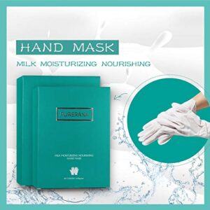 Hand Peel Mask 2 Pack> Milk Spa Gloves Moisture Enhancing Gloves For Dry Hand