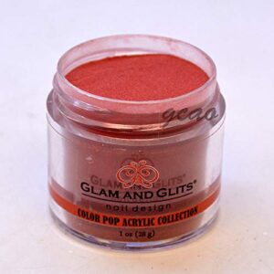 Glam and Glits Powder Color Pop Red Bikini #371