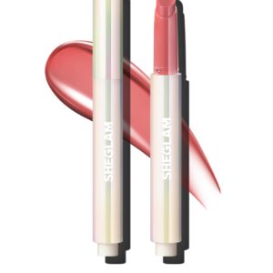 SHEGLAM PoutPerfect Moisturizing Solid Lip Gloss Non Sticky Lipstick with Coconut Oil – Pink Flamingo