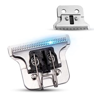 Replacement Hair Trimmer Blade Outliner T-Blade Professional Hair Trimmer Blade Zero Gaped Trimmer Replacement Blade Detail Detachable Trimmer Blade Senior Replacement Clipper Blade Stainless Blade