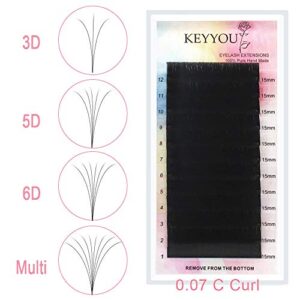 Lash Clusters 96 Pcs Cluster Lashes D Curl DIY Lash Extensions Eyelash Clusters DIY at Home (Y211)