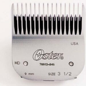 Original Oster Blade Set for Pro+ & Sculptor (76560) Size 3 1/2 Cuts 3/8″ (9.5 mm) 76913-846