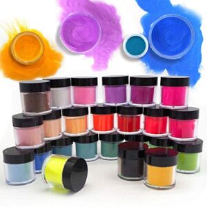 Acrylic Powder Set – 24 Colors Acrylic Nail Powder for Nails Extension Art Tips Colored Nail Acrylic Powder