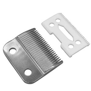 Professional Replacement Adjustable Blades Set Compatible with Wahl Cord/Cordless 5-Star Magic Senior Senior Sterling Super Taper 8148/8504/1919/8591 Hair Clippers (Silver)