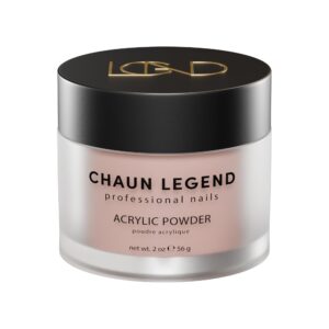 Chaun Legend Acrylic Powder> 2oz Long Lasting Salon Quality> Bubble Free> Self Leveling Professional Manicures> Fake Nails> Carving & Extensions> Southern Belle