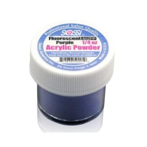 1/4 Ounce Fluorescent Purple – Acrylic Powder by Sassi for Beautiful Nails