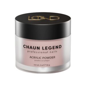 Chaun Legend Acrylic Powder> 2oz Long Lasting Salon Quality> Bubble Free> Self Leveling Professional Manicures> Fake Nails> Carving & Extensions> Rosie Cheeks