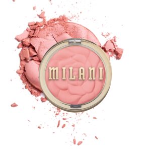 Milani Baked Blush, Powder Blush for Cheeks, Cruelty Free Makeup – Shape, Contour & Highlight Face for a Shimmery or Matte Finish -Tea Rose