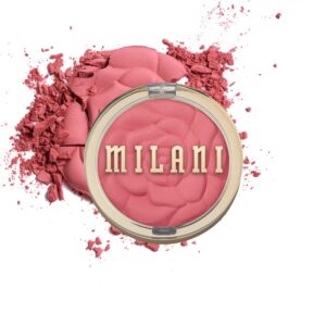 Milani Baked Blush, Powder Blush for Cheeks, Cruelty Free Makeup – Shape, Contour & Highlight Face for a Shimmery or Matte Finish -Wild Rose
