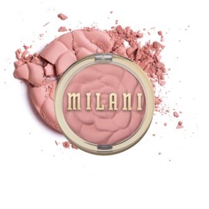 Milani Baked Blush, Powder Blush for Cheeks, Cruelty Free Makeup – Shape, Contour & Highlight Face for a Shimmery or Matte Finish -Romantic Rose