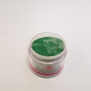 *GLITTER ACRYLIC COLORS POWDER* – 2oz/57g Jar – (EMERALD GREEN #08)