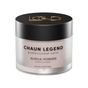 Chaun Legend Acrylic Powder> 2 Oz Long Lasting Salon Quality> Bubble Free> Self Leveling Professional Manicures> Fake Nails> Carving & Extensions> Summer Lovin’