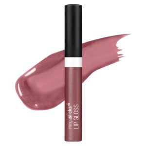wet n wild MegaSlicks Lip Gloss, Ultra-Glossy, Vitamin-E Enriched, Ultra-Gloss High Shine Moisturizing, Cruelty-Free & Vegan – Rasp-berry Voice