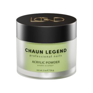 Chaun Legend Acrylic Powder> 2 Oz Long Lasting Salon Quality> Bubble Free> Self Leveling Professional Manicures> Fake Nails> Carving & Extensions> Lemonade Luxe